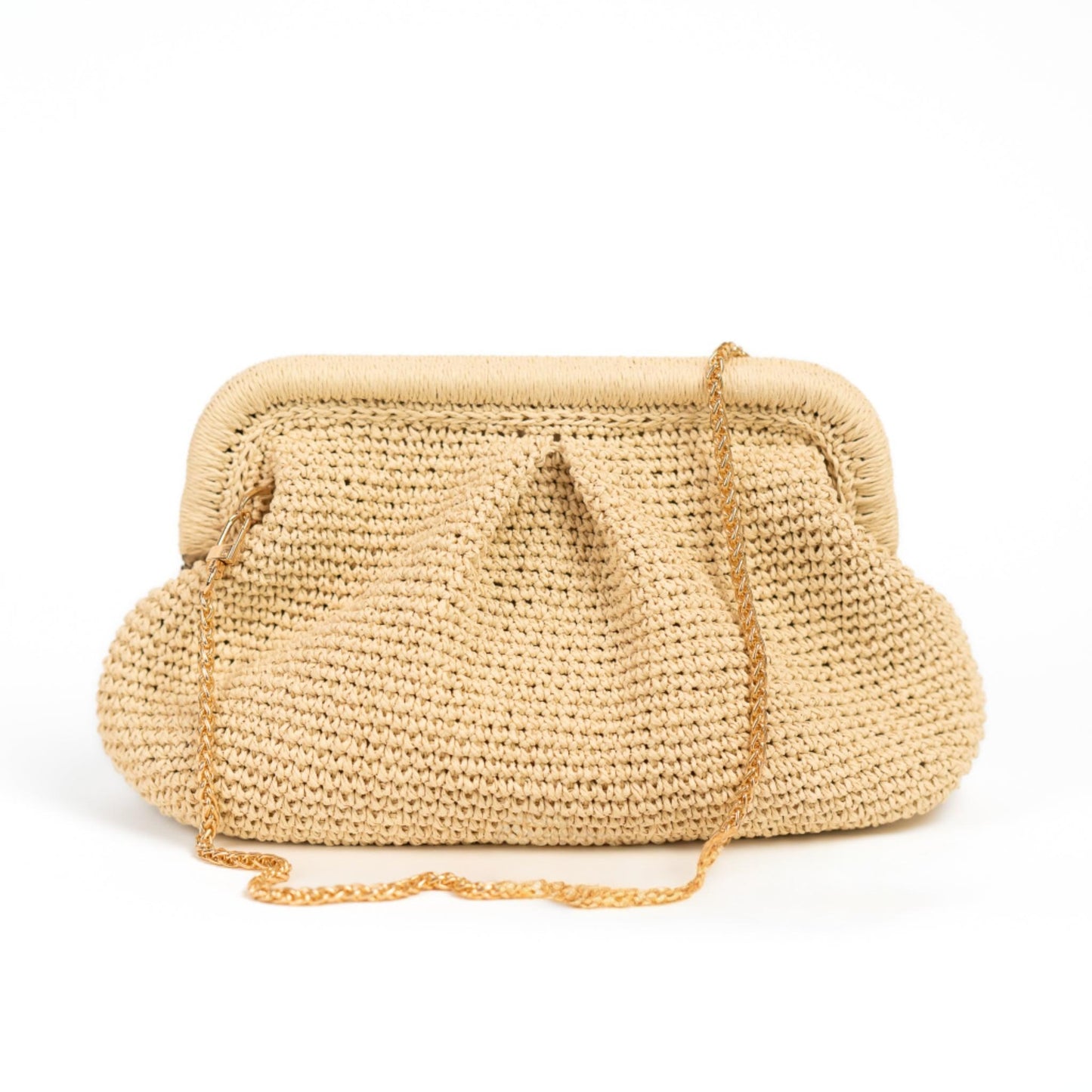 RAFFIA WEDDING CLUTCH