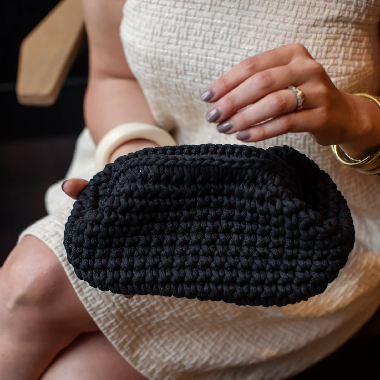 Black Clutch Purse Bag