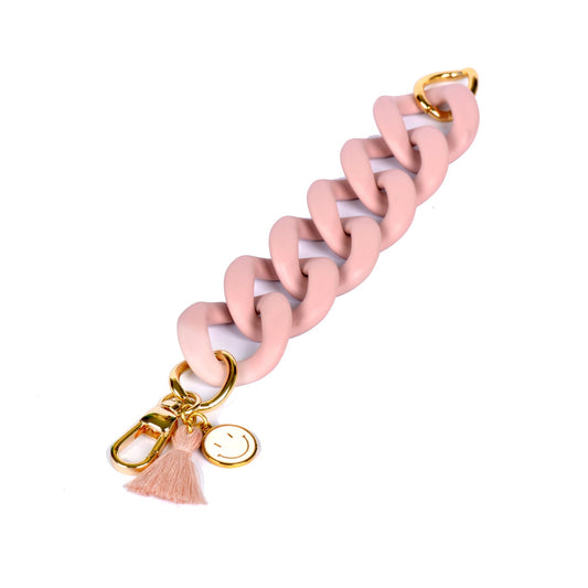 Large Acrylic Link Bracelet, Bone