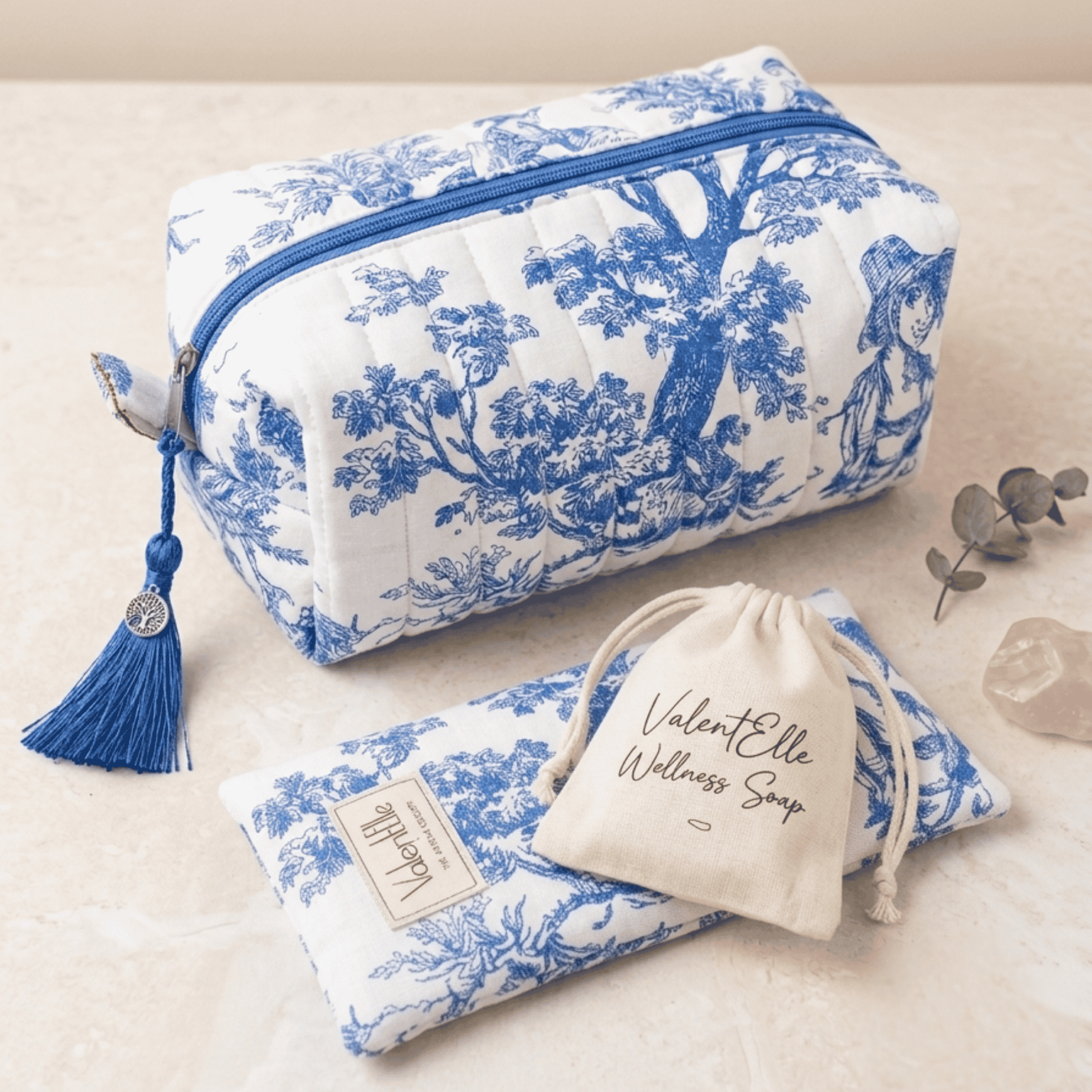 The Toile de Jouy Bridal Wellness Gift Box