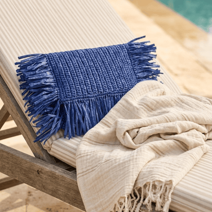 FRINGED RAFFIA BEACH CLUTCH HAND CROCHET_5