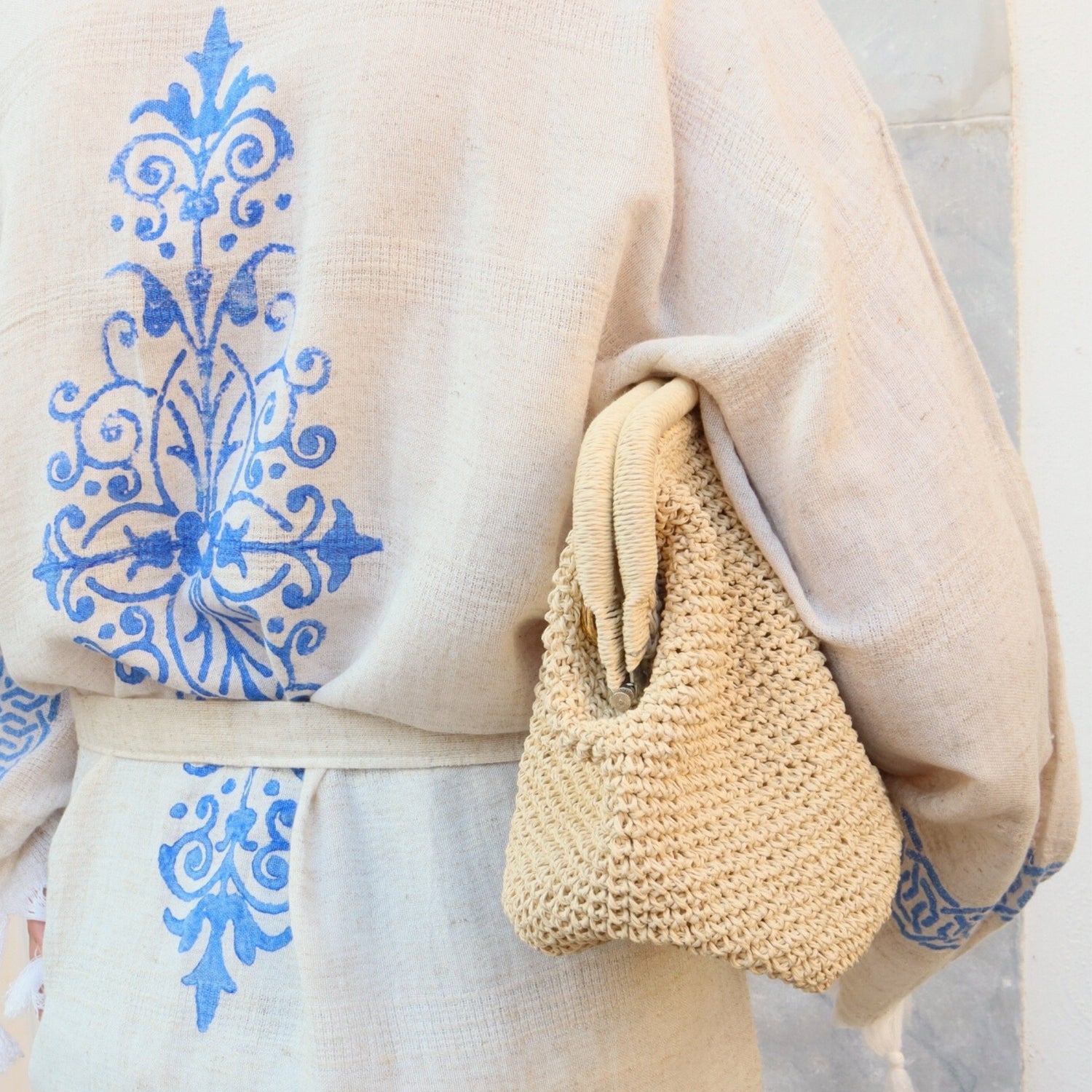 linen spa beach kimono