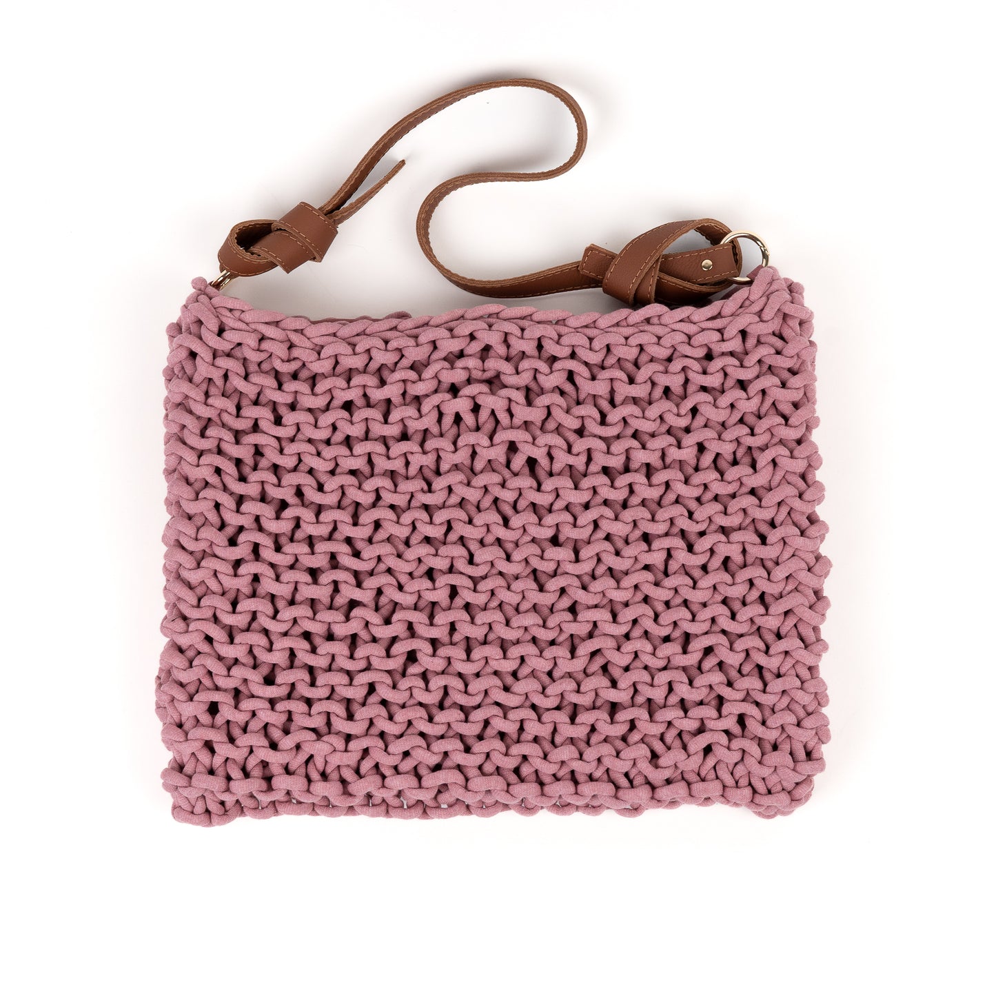 sac hobo hiver crochet rose
