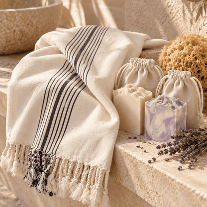 PILLOW + POUCH + SOAP + PESTEMAL