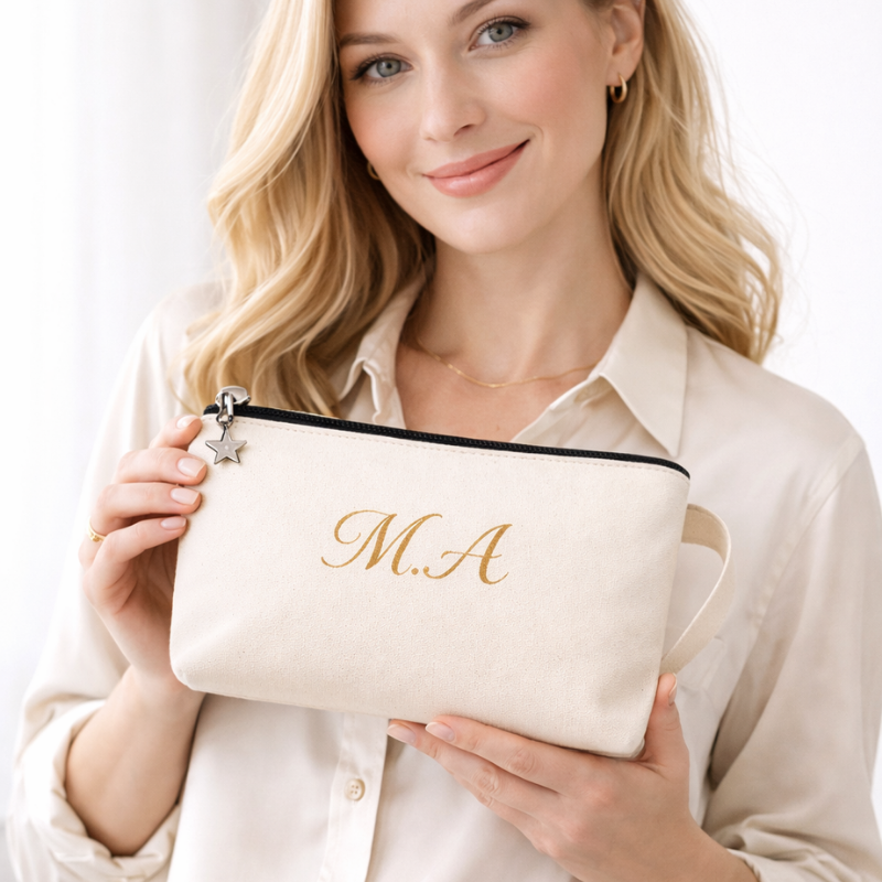 elegant black custom clutch bag