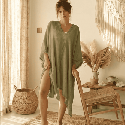 Elegant Muslin Cover-Up