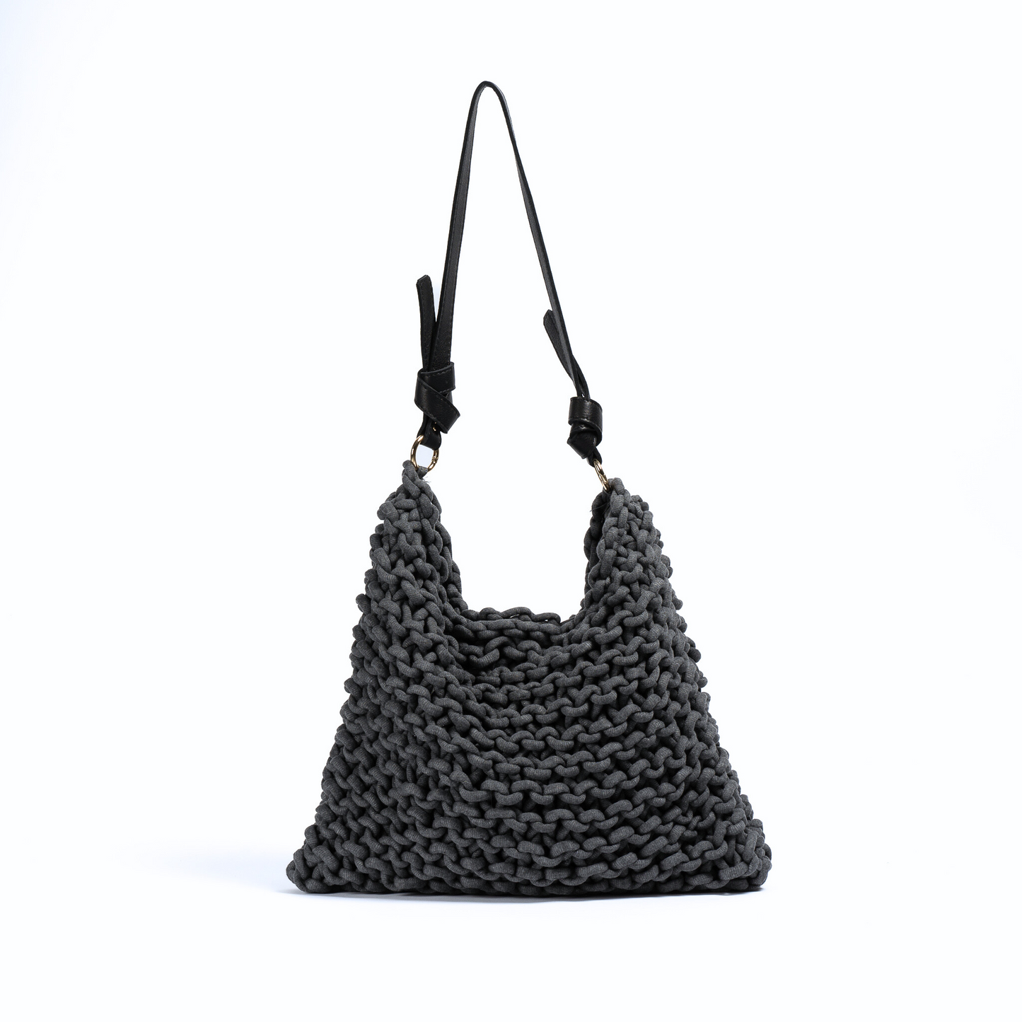Crochet Hobo Shoulder Bag