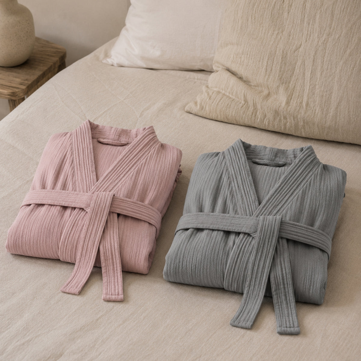 quality cotton gauze robe for home
